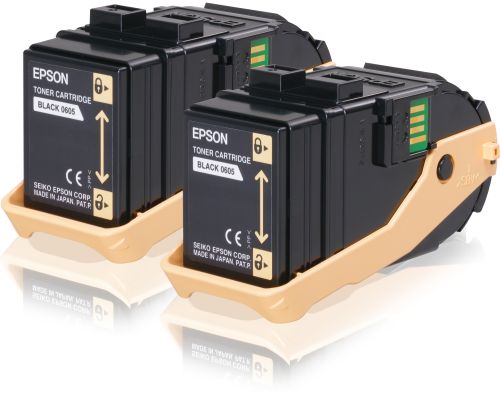 Epson Aculaser C9300 Toner Preto (Pack 2) , Epson , EPSC13S050609 , 8715946481326